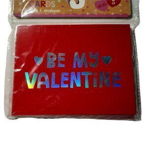 Valentine Blank Note Cards Be My Valentine Pack of 8   5.5" x 4.4"